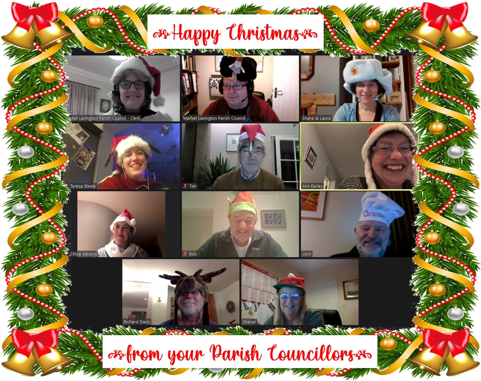 Collage image of parish councillors